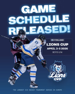 🏒 Finland Lions Spring Cup U14 – Game Schedule Now Live! 👉 Lionscup.fi

🇫🇮 Finland Lions Cup 🏆 Boys U14 📅 April 3–5, 2026 📍 Vantaa, Finland

❗️ Only a few spots left in our Summer 2026 tournaments — secure your team’s spot now!

🇫🇮 Finland Lions Summer Cup 📅 Aug 7–9, 2026 🏆 Boys U14–U18 🏆 Girls U16–U20

🇨🇿 Czech Lions Summer Cup 📅 July 29–Aug 1, 2026 🏆 Boys U11–U16

❗ 300+ teams from Europe & North America already registered for Lions Cup 2026. Don’t miss out!

❓ Want more info about Lions Cup tournaments & hockey tours to Europe?

📧 info@lionscup.fi 🌍 www.lionscup.fi

#finlandlionscup #czechlionscup #lionscup #youthhockey #hockeytournament hockeytours