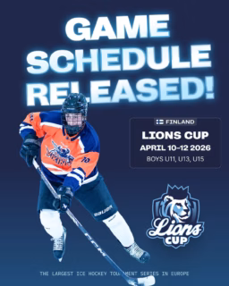 🏒 Finland Lions Spring Cup U11, U13, U15 – Game Schedule Now Live!

🇫🇮 Finland Lions Cup 🏆 Boys U11, U13, U15 📅 April 10–12, 2026 📍 Espoo & Hyvinkää, Finland

Only a few spots left in our Summer 2026 tournaments — secure your team’s spot now!

🇫🇮 Finland Lions Summer Cup 📅 Aug 7–9, 2026 🏆 Boys U14–U18 🏆 Girls U16–U20

🇨🇿 Czech Lions Summer Cup 📅 July 29–Aug 1, 2026 🏆 Boys U11–U16

❗ 300+ teams from Europe & North America already registered for Lions Cup 2026. Don’t miss out!

❓ Want more info about Lions Cup tournaments & hockey tours to Europe?

📧 info@lionscup.fi 🌍 www.lionscup.fi

#finlandlionscup #czechlionscup #lionscup #youthhockey #hockeytournament hockeytours