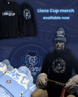 Lions Cup merch available now 🔥
Find it at all rinks + Sportti Thurman (Matinkylä) 🏒
Don’t miss out 💪

#lionscuphockey
#finlandlionscup
 @jaaahmat